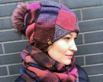 Scarf Attached Hat | Etsy India