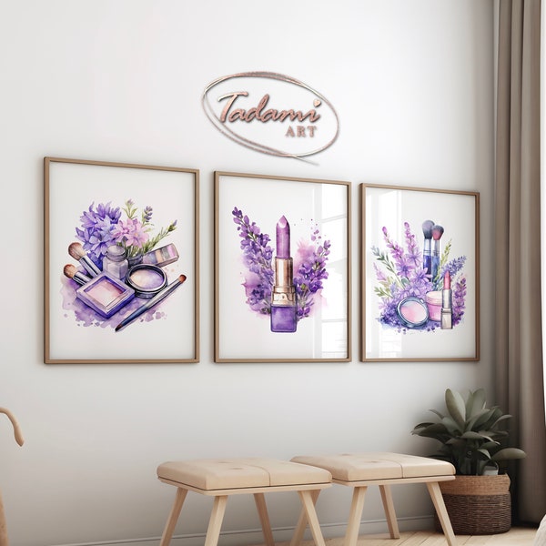 Makeup Wall Art Etsy