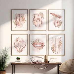Tooth Anatomy Poster, Dental Wall Art, Dentist Gift, Dentistry Wall Art, Dental Clinic Decor, Dental Assistant Art, Dentist Office Print