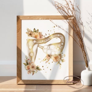 OBGYN Wall Art, Gynecology Poster, Female Anatomy Art, Pregnancy Art ...