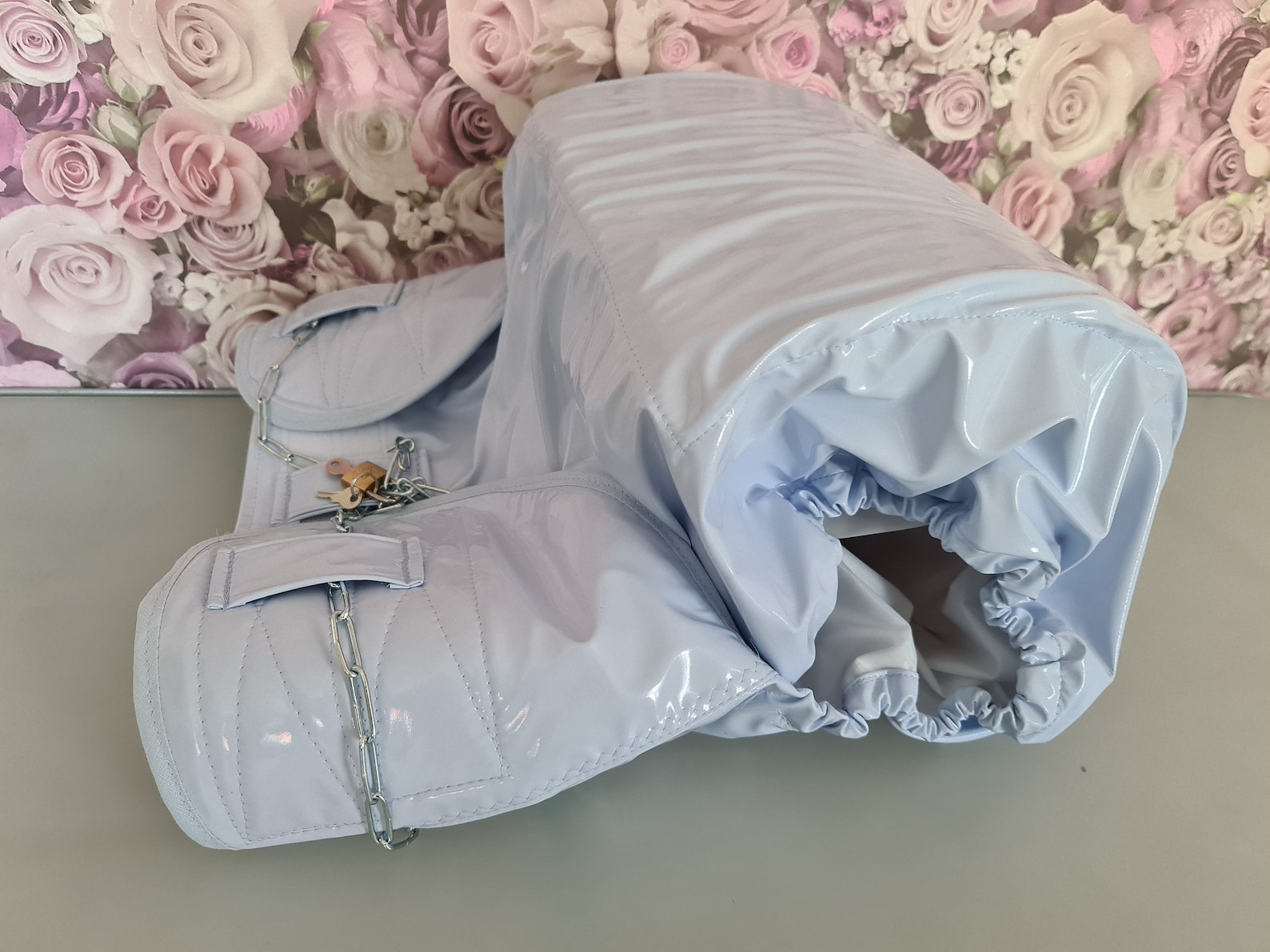 Lockable Spreading Pants Spreading Diaper Omutsu Adult Baby Double PVC ...