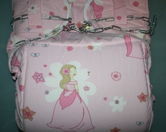 Lockable spreader pants, spreading diaper, adult baby, PVC inside and cotton outside