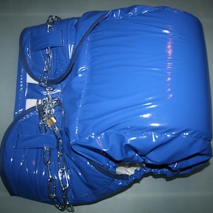 Lockable Spreader Pants Spreading Diaper Omutsu Adult Baby double PVC inside and outside