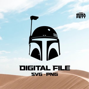 Bobba Fett svg, Star Wars svg, Cut File Cricut svg png, mandalorian, bobba fett, starwars, digital, svg