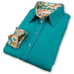 panamanian dress shirts Men's Panama Shirt / Marine