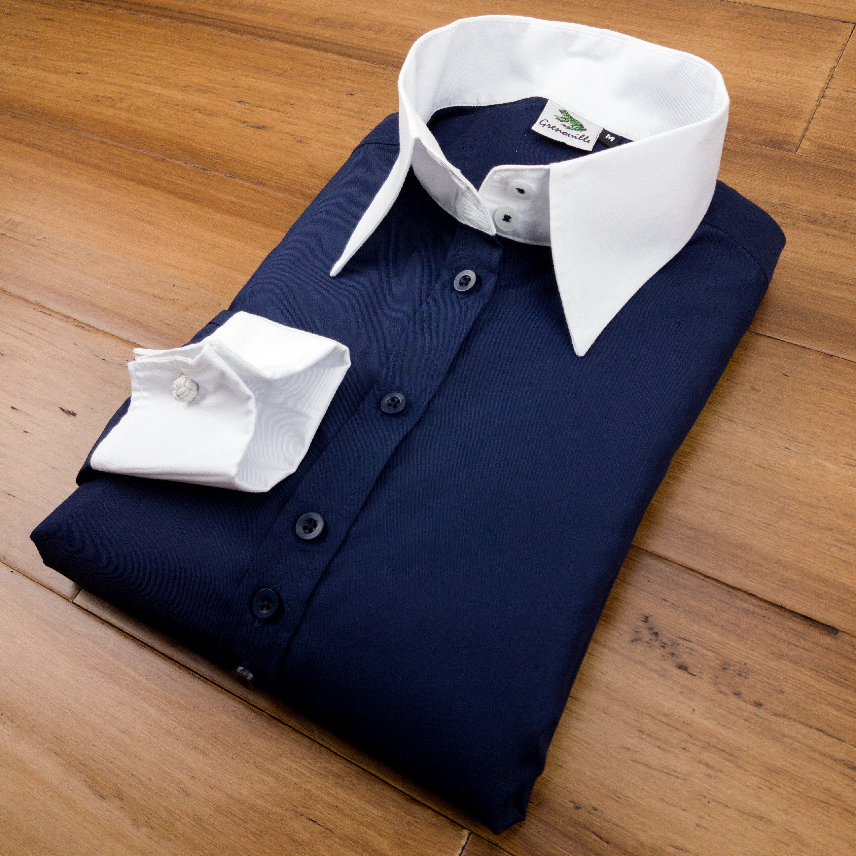Navy dress on sale with white collar