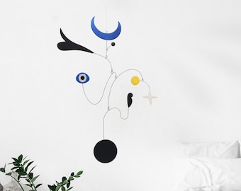 Joie de Vivre Celestial | LARGE Midcentury Modern Hanging Mobile | Art mobile | kinetic sculpture | home decor