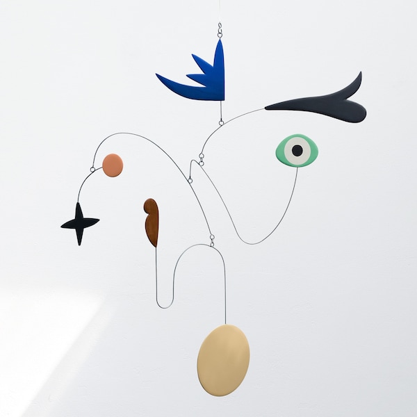 Joie de Vivre Colorée | Midcentury Modern Hanging Mobile | Art mobile | kinetic sculpture | home decor | mobile for adult