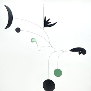Art mobile  &quot;A new Harmony&quot; | LARGE Midcentury Modern | kinetic sculpture | home decor