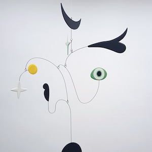 Joie de Vivre III | LARGE Midcentury Modern Hanging Mobile | Art mobile | kinetic sculpture | home decor