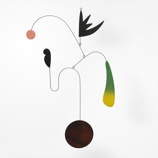 Blue Moon Rising Mobile Midcentury Modern Hanging Mobile