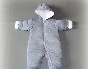 Baby Overall Übergangskleidung Blau aus Baumwolle 62-67 cm