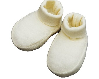 Baby shoe socks made of merino wool