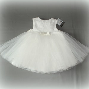 Baptism dress tulle dress party dress