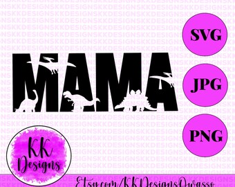 Download Mom Dinosaur Svg Etsy