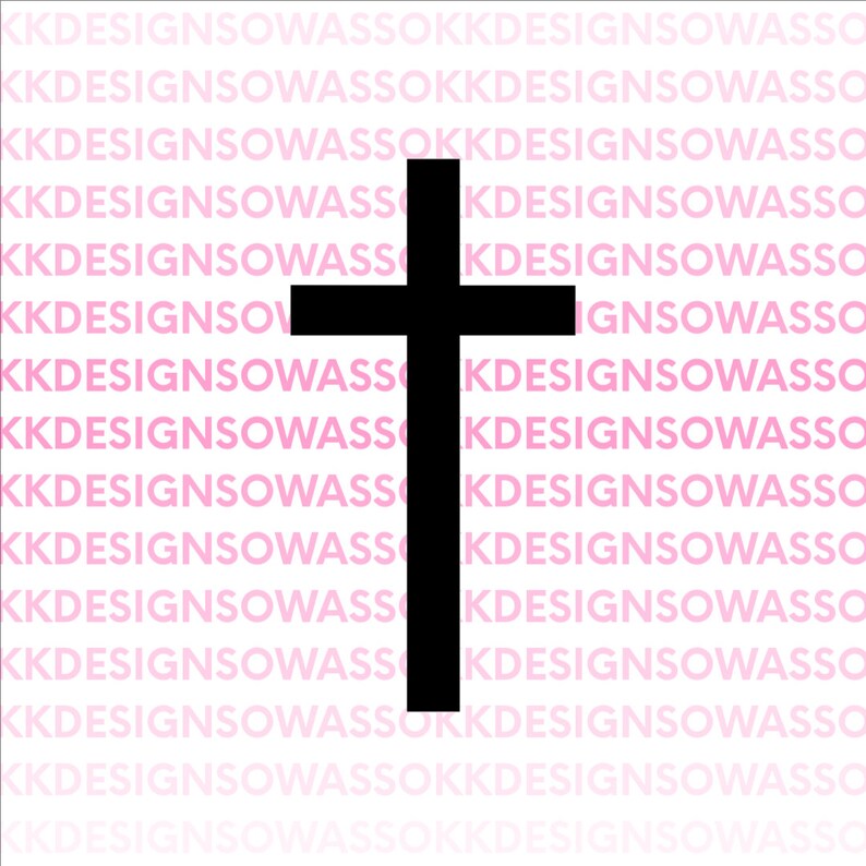 Skinny Cross Religious Christian Catholic Crucifix SVG JPG PNG - Etsy