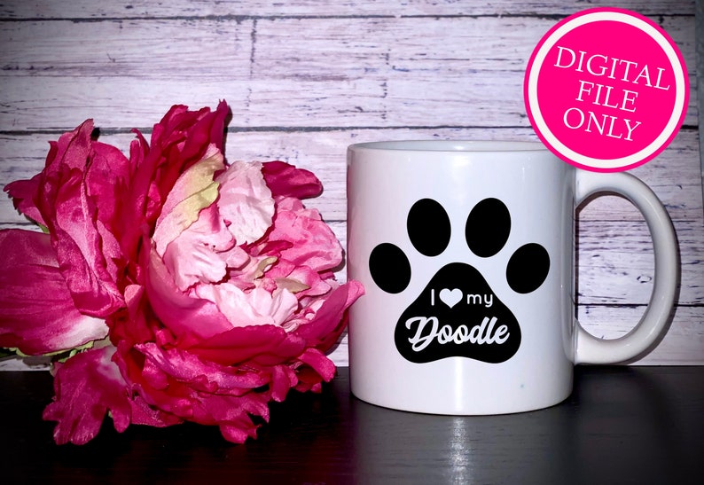Download I Love My Dog Doodle Labradoodle Heart Paw Pet Svg Jpeg Png Cutting File Cricut Silhouette Cameo Cut Machine Art Collectibles Drawing Illustration Kromasol Com