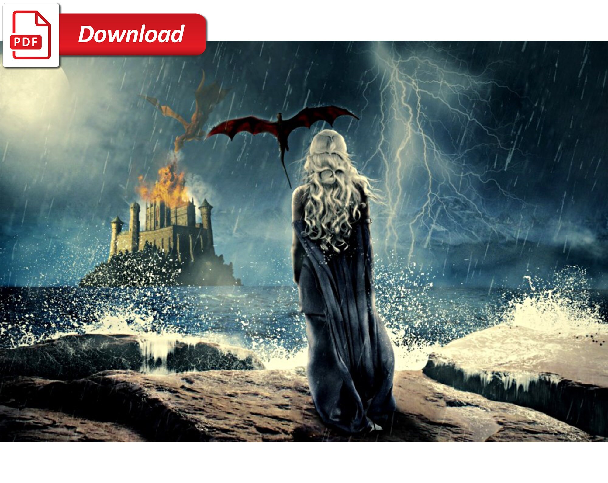 Game of Thrones Cross Stitch Pattern Daenerys Cross Stitch Etsy