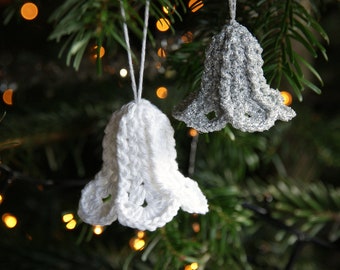 Erika Christmas Bells Ornaments (PDF Crochet Pattern)