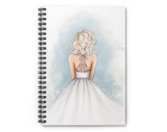 Spiral Notebook: Marilyn Monroe White Dress (Ruled Lines | Personal Journal | Diary)