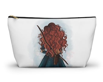 Estuche para accesorios inspirado en princesas de última generación / Arquero rizado