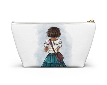 Encanto Collection: Mirabelle inspired Fashion Art - Accessory Pouch w T-bottom