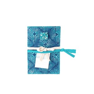 Taccuino fatto a mano in carta riciclata, Batik Optical