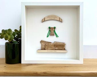 Newcastle United Football Club Carabao Cup Winners Picture in White Box Frame