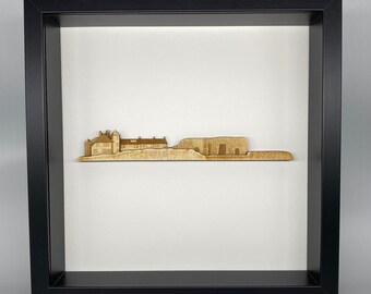 Beadnell Harbour In Black Frame