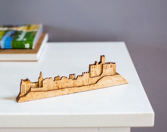 Warkworth Castle Wood Ornament