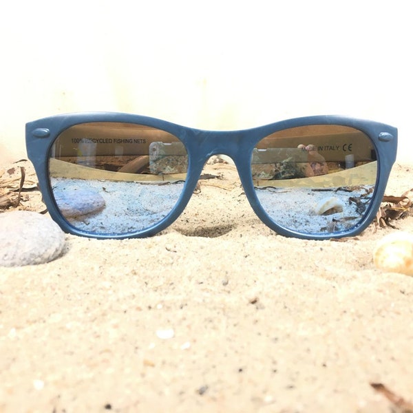 Sunglasses, 100% recycled fishing nets, POLARIZED UV400 mirror lenses