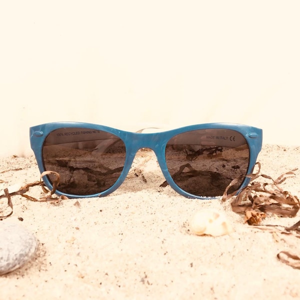 Gafas de sol, redes de pesca 100% recicladas, lentes UV400