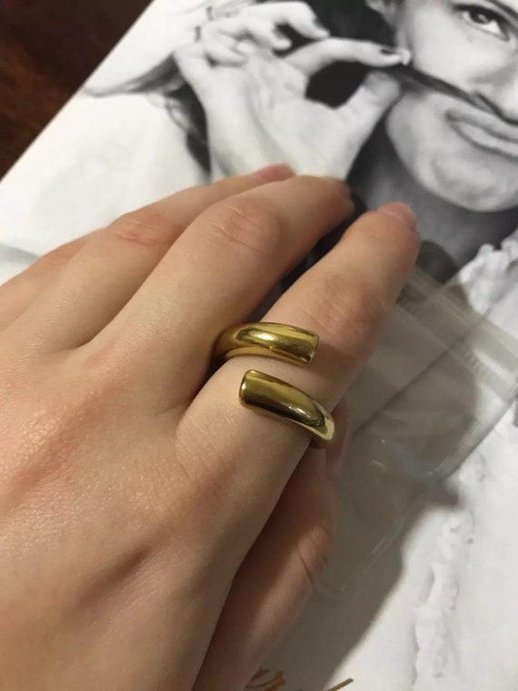 Etsy gold plated rings discount