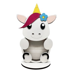 Unicorn Bank - Money Bank, Piggy Bank, Wood Gift for Kids, Unicorn Money Bank, Wooden Piggy Bank, Wood Piggy Bank