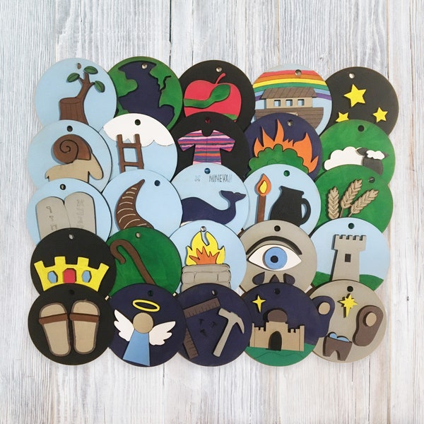 Jesse Tree Ornaments Etsy