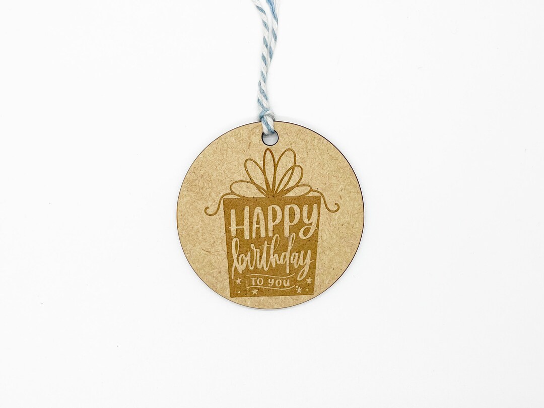 Birthday Gift Tag Happy Birthday to You Present Gift Tag, Birthday Tag