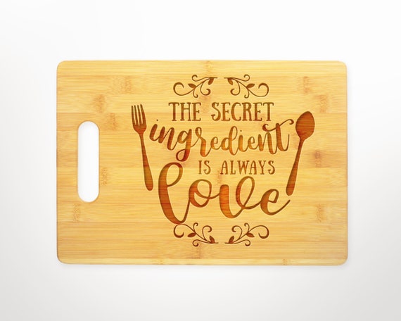 Secret Ingredient is Always Love | Wooden Serving Board Secret Ingredient is Always Love | Wooden Serving Board