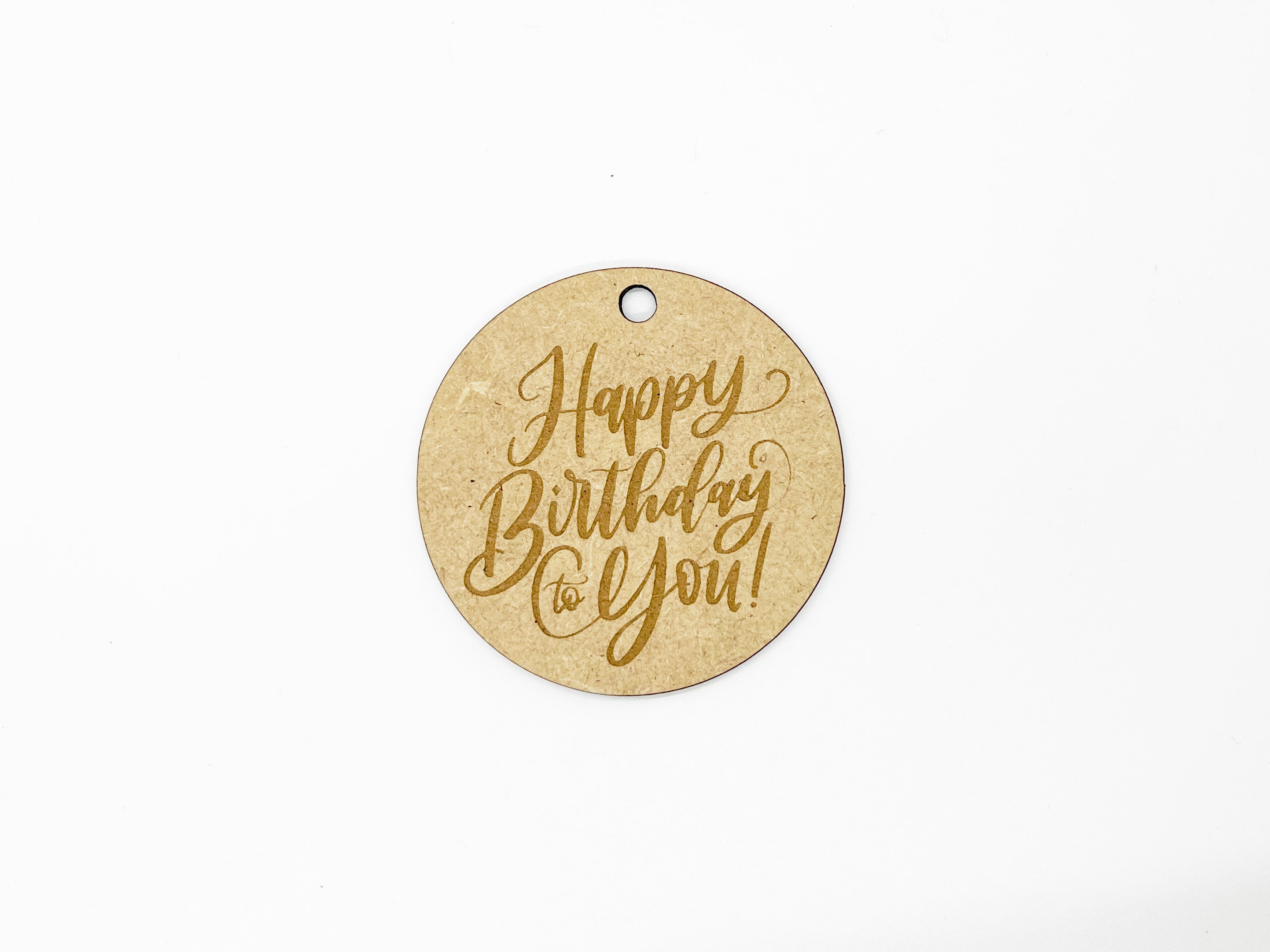 Birthday Gift Tag Happy Birthday to You Cursive Text Gift Tag, Birthday