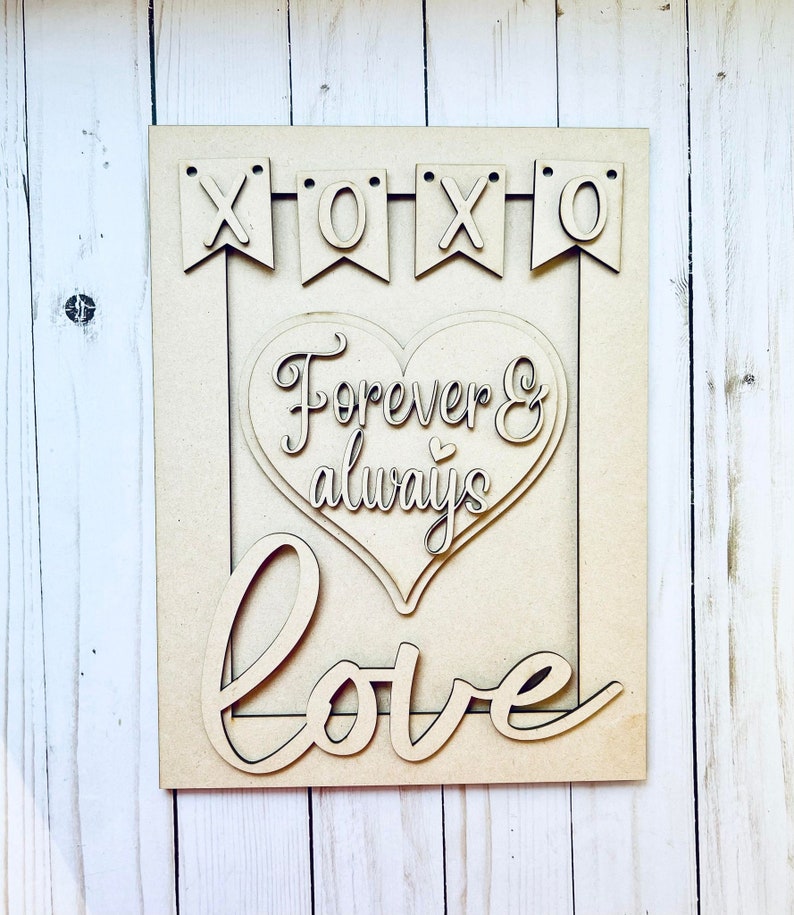 Aiways Sign DIY Sign Kit - Love Forever & Always Sign, Love Sign, Welcome Sign, DIY ...