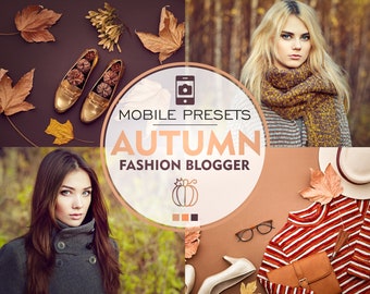 6 Lightroom Mobile Presets + Desktop Presets AUTUMN FASHION BLOGGER Presets Blogger Presets Fall Presets Instagram Presets Photoshop Presets