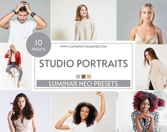 10 ajustes preestablecidos para retratos en Luminar NEO Studio de Jakub Bors / Filtros fotográficos no destructivos ajustables para ediciones RAW y JPEG impresionantes / Skylum