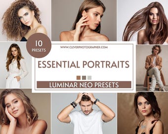 10 Luminar NEO Essential portretvoorinstellingen van Jakub Bors | Instelbare niet-destructieve fotofilters voor verbluffende RAW- en JPEG-bewerkingen | Dakraam