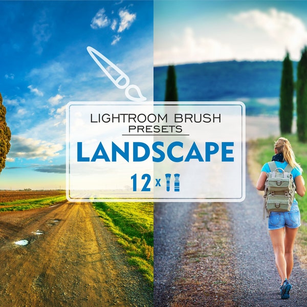 NEW! 12 Lightroom BRUSH Presets LANDSCAPE Brush Presets Landscape Presets Lightroom Presets Lightroom Classic