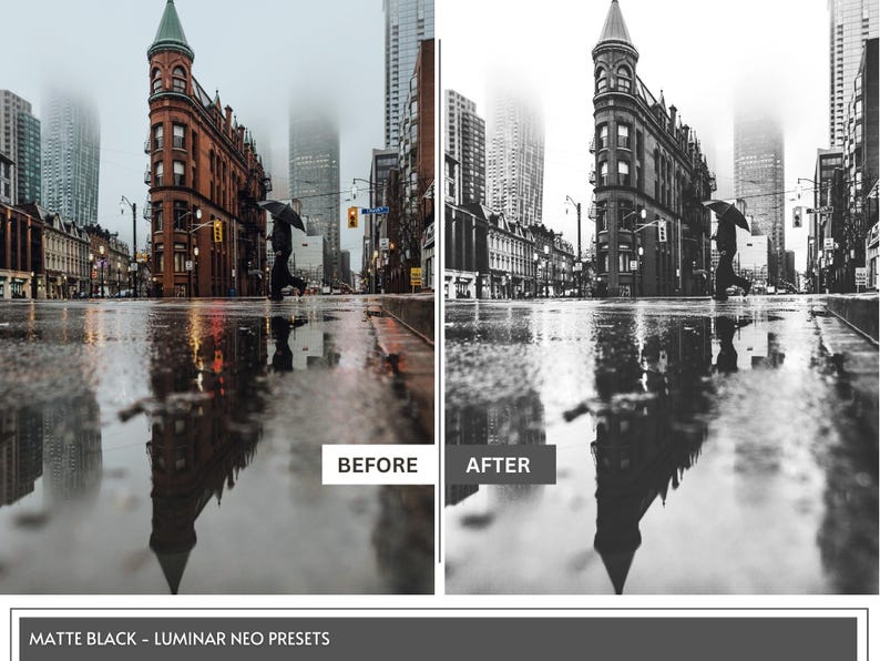 10 Luminar NEO Matte Black Presets by Jakub Bors | Adjustable Non-Destructive Photo Filters for Stunning RAW & JPEG Edits | Skylum image 2