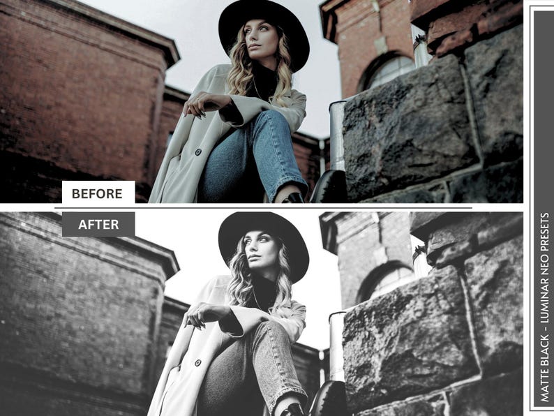 10 Luminar NEO Matte Black Presets by Jakub Bors | Adjustable Non-Destructive Photo Filters for Stunning RAW & JPEG Edits | Skylum image 6