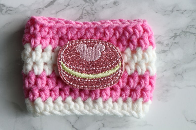 Disney Mickey cup cozy gift for her Coffee Cozy Crochet Cup Cozy Disney cup cozy Valentine\u2019s gift idea Disney gift idea