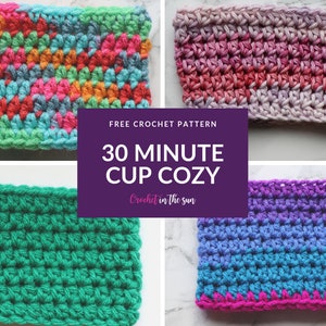 Cup Cozy Crochet pattern, Crochet Cup Cozy pattern, easy crochet pattern, INSTANT PDF DOWNLOAD, Eco-friendly, Coffee Cozy pattern, beginner
