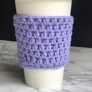 Crochet Cup Cozy Pattern, Easy 30-Minute Beginner Project (PDF Download) image 2