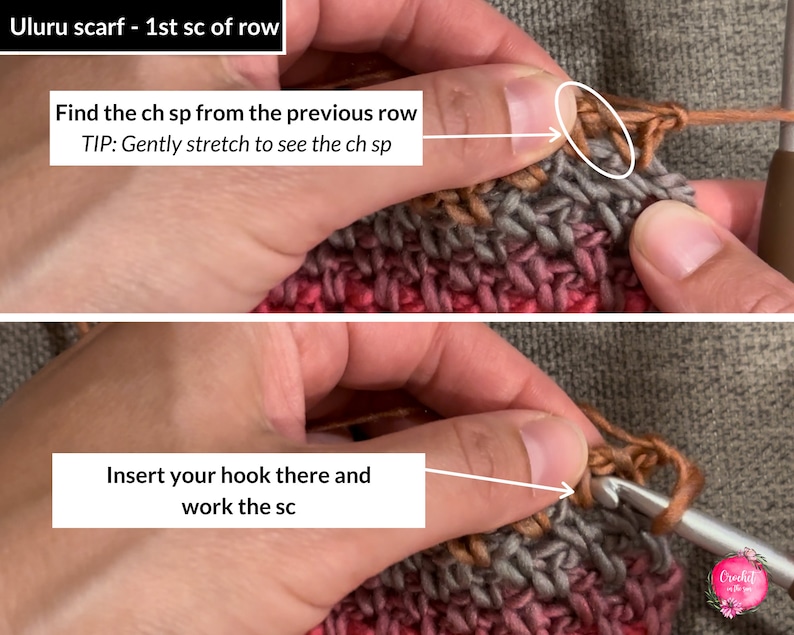 Moss stitch crochet scarf, Crochet scarf pattern, INSTANT PDF DOWNLOAD, moss stitch scarf, crochet pattern, easy crochet pattern image 8