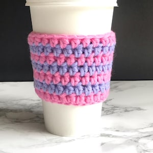 Crochet Cup Cozy Pattern, Easy 30-Minute Beginner Project (PDF Download)
